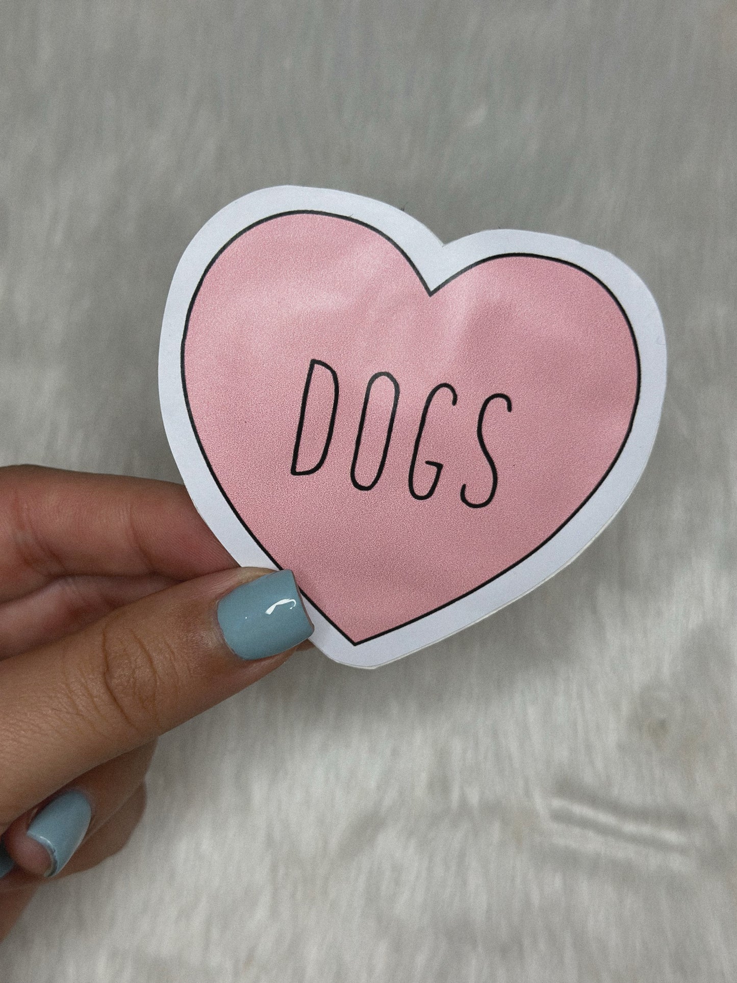 I Love Dogs Sticker